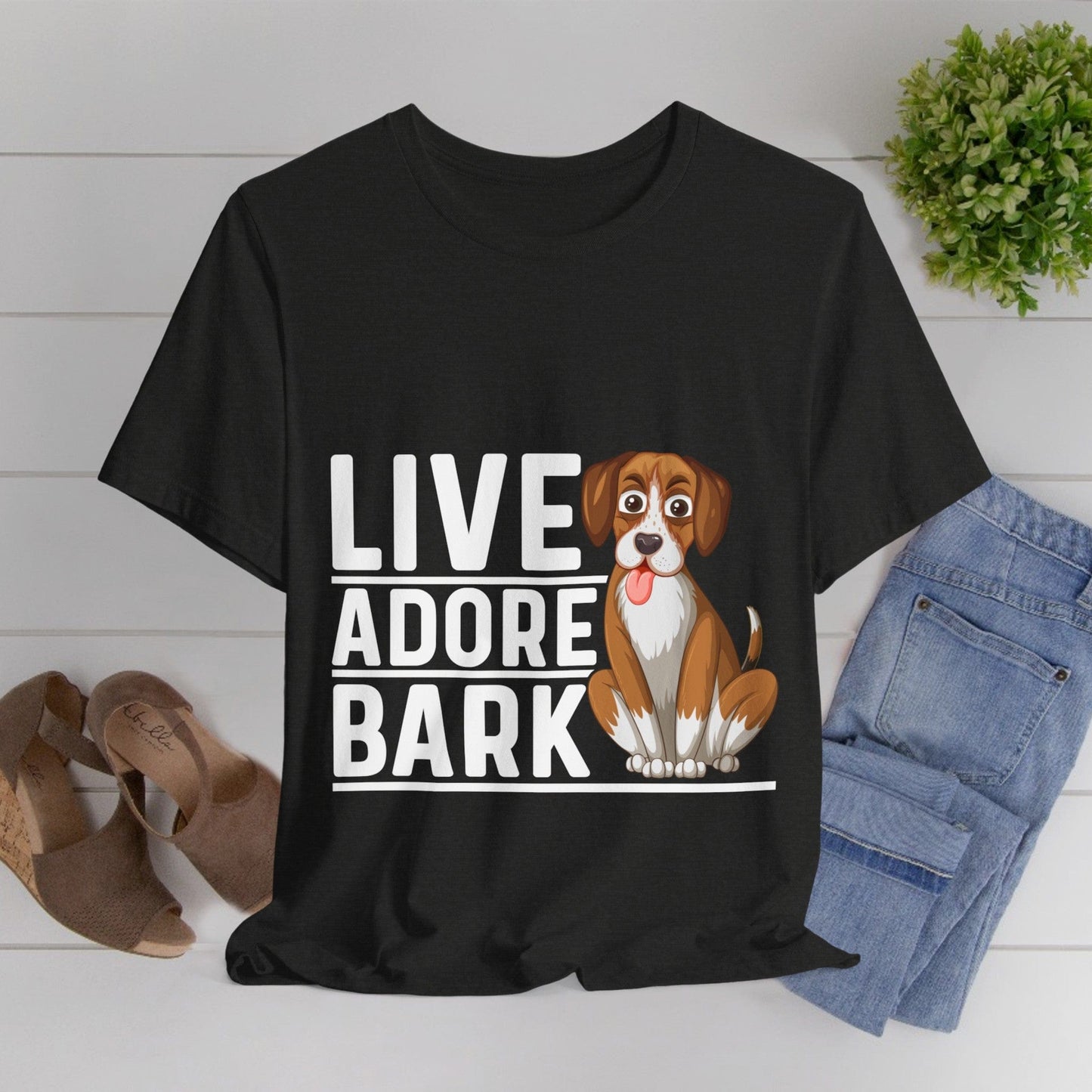 10 - Live Adore Bark - T-shirt