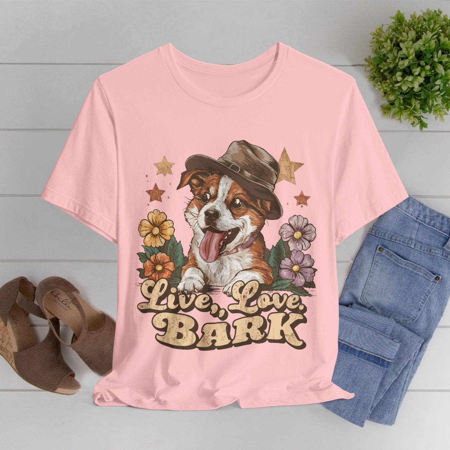 186 - Live Love Bark - T-shirt