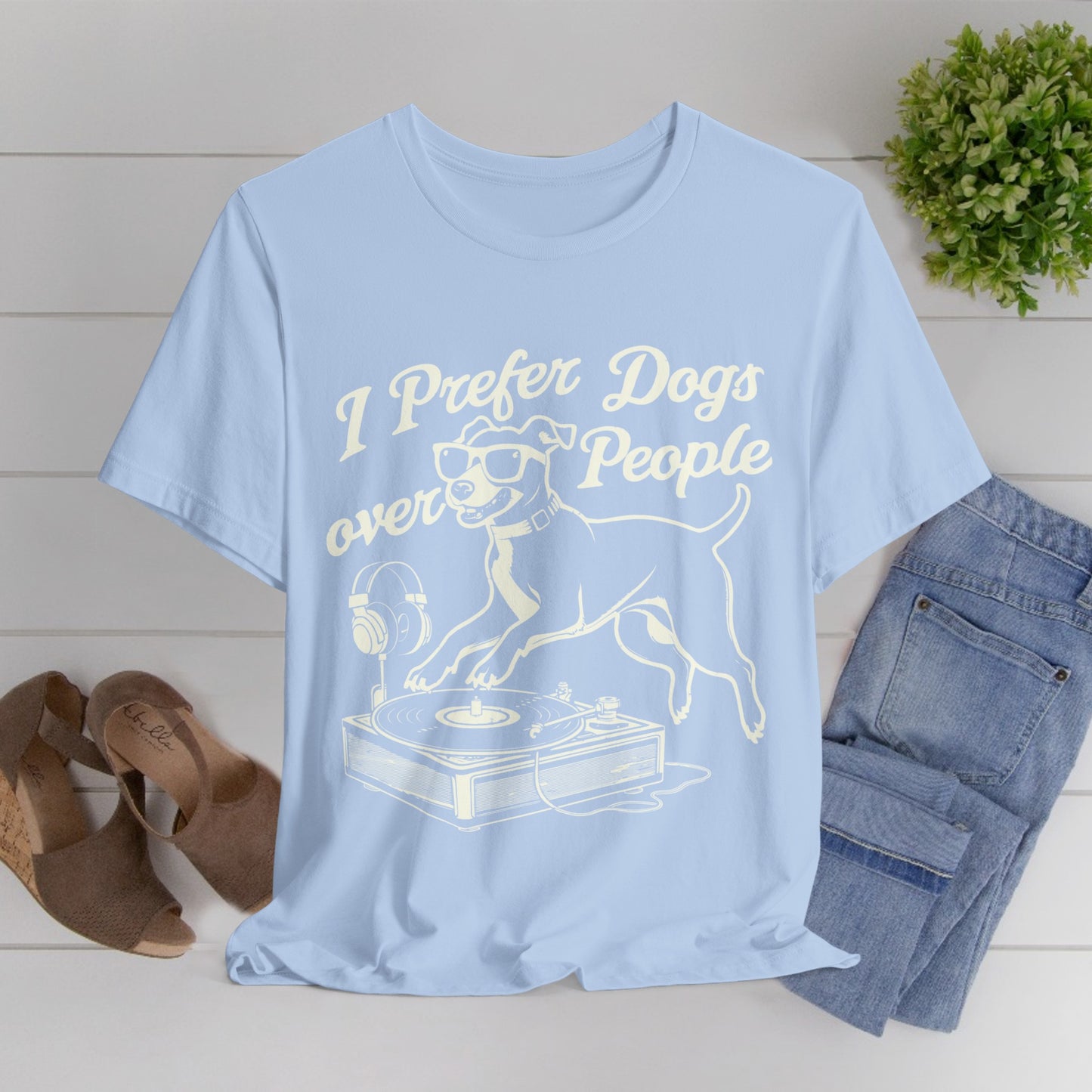 176 - I Prefer Dogs - T-shirt