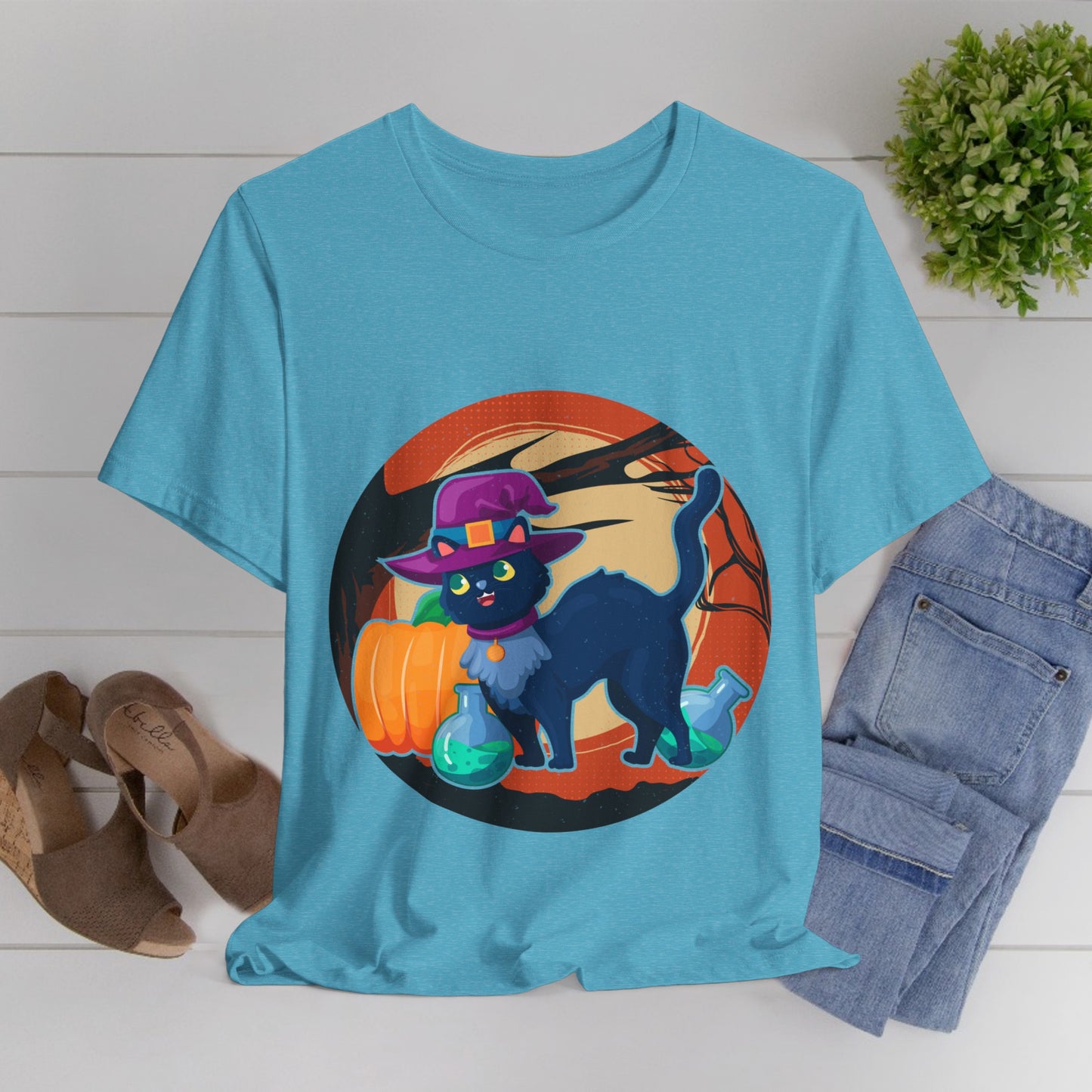 33 - Halloween Cat - T-shirt