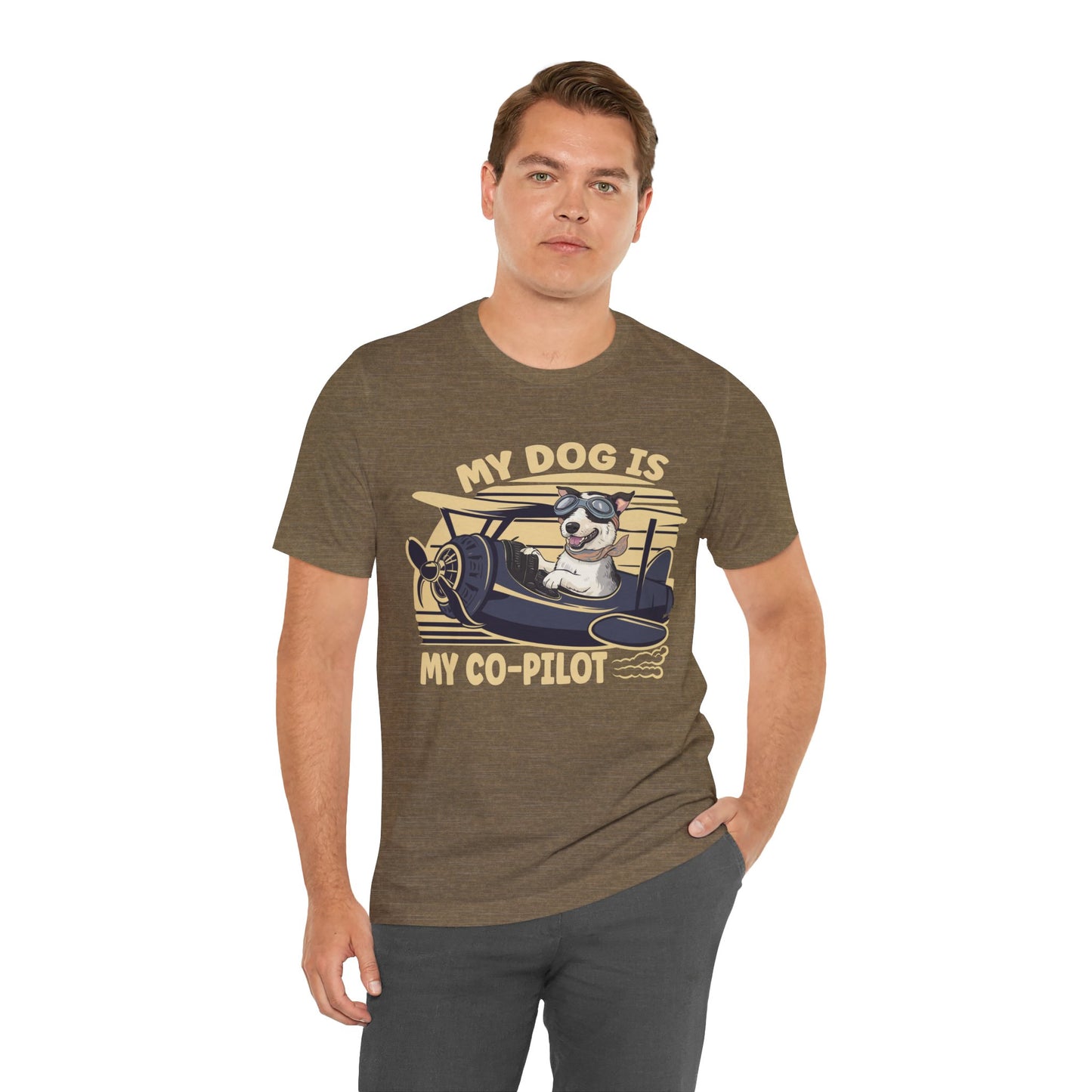 189 - My Dog Is My Co-Pilot - T-shirt