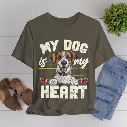 190 - My Dog Is My Heart - T-shirt