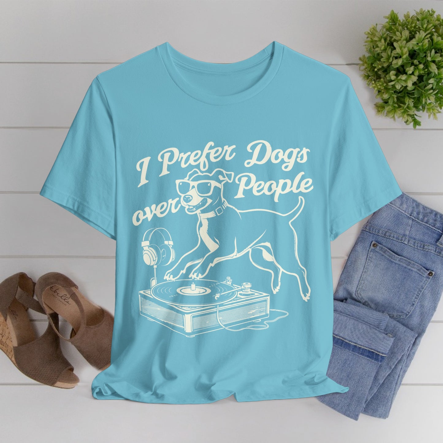 176 - I Prefer Dogs - T-shirt