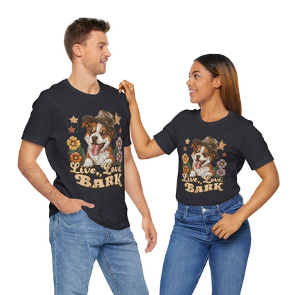 186 - Live Love Bark - T-shirt