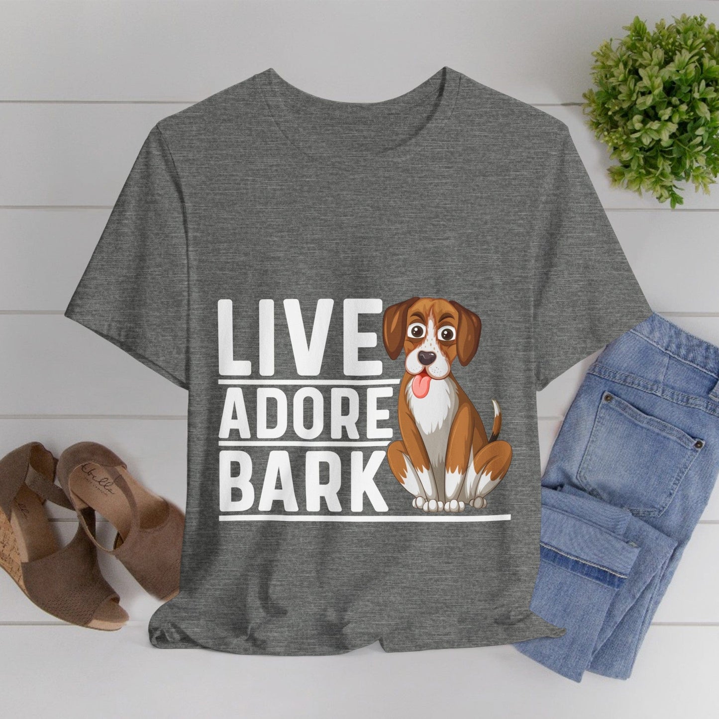 10 - Live Adore Bark - T-shirt