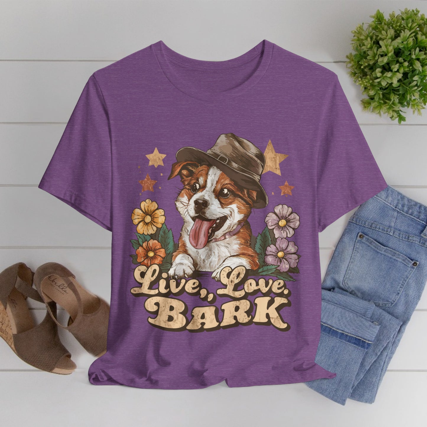 186 - Live Love Bark - T-shirt