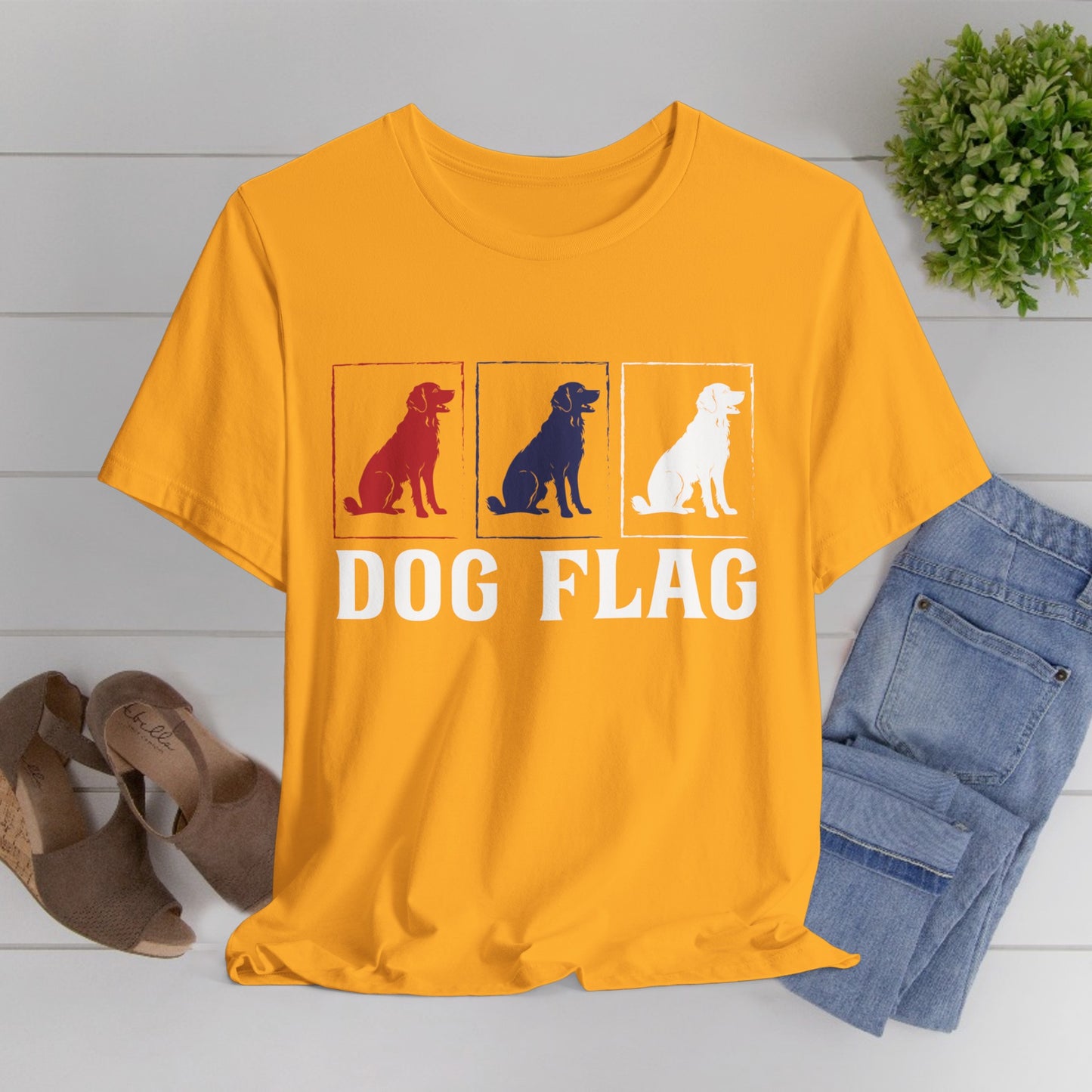 51 - Dog Flag - T-shirt