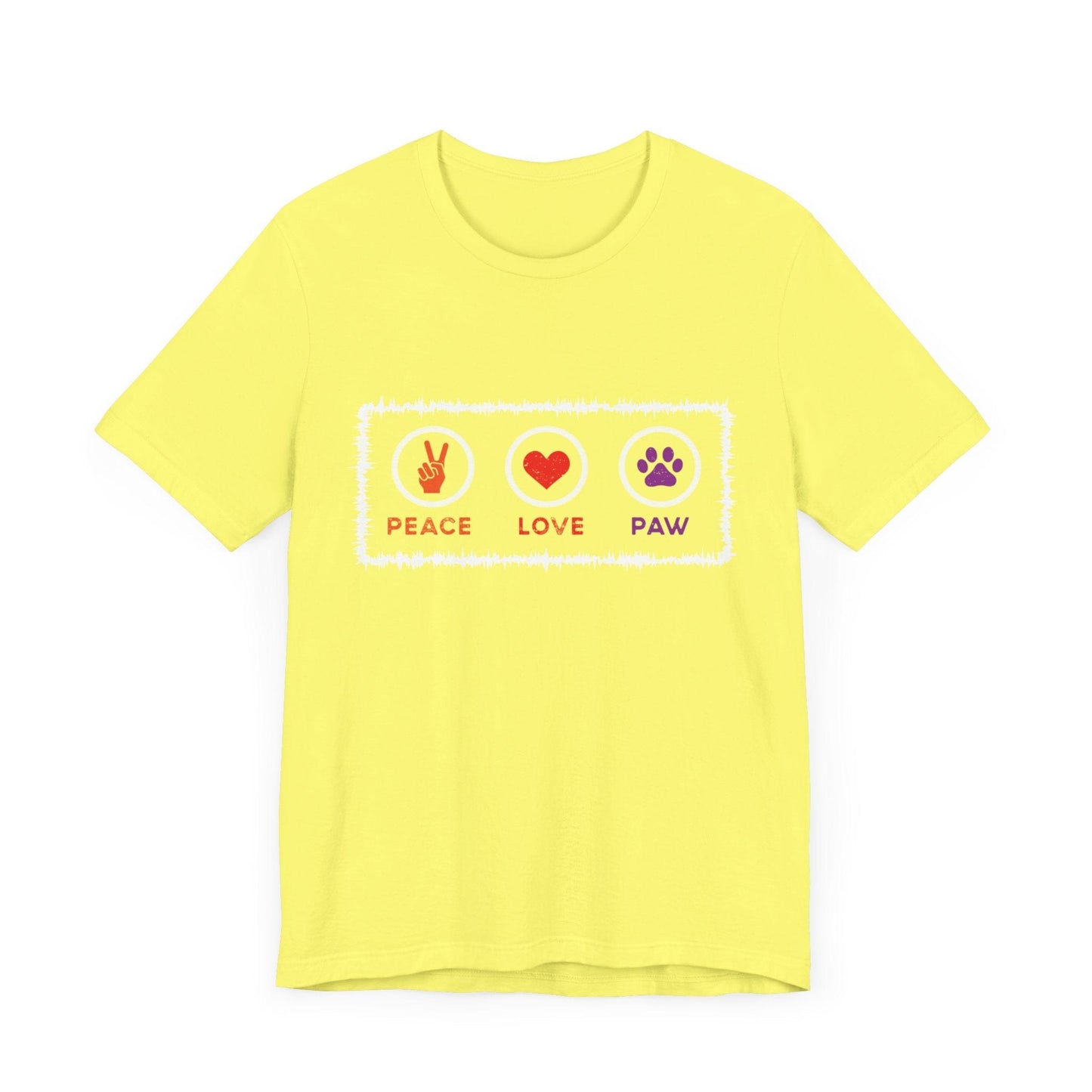 60 - Peace Love Paw - T-shirt