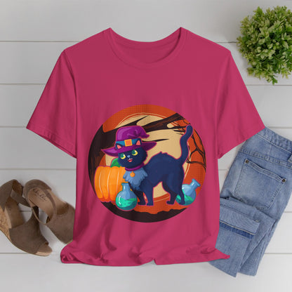 33 - Halloween Cat - T-shirt