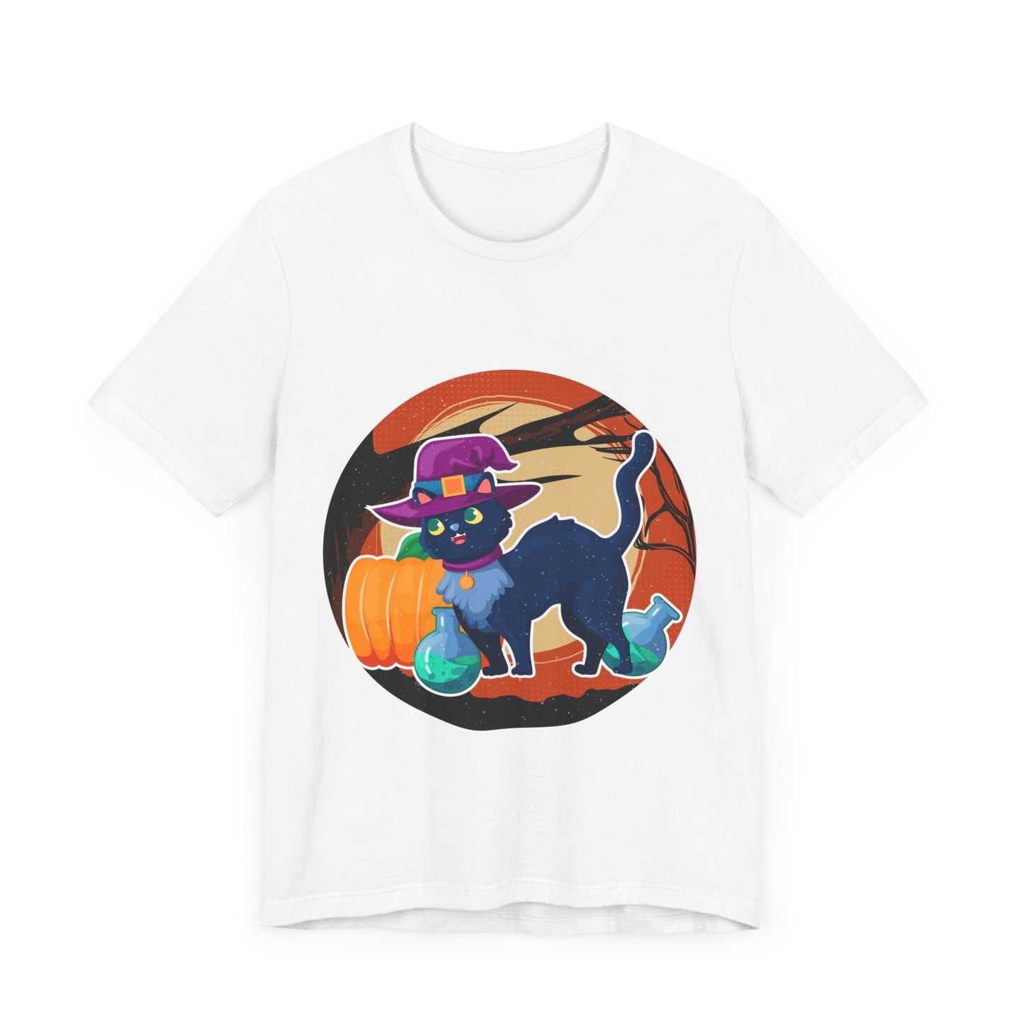 33 - Halloween Cat - T-shirt