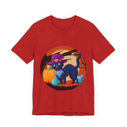 33 - Halloween Cat - T-shirt