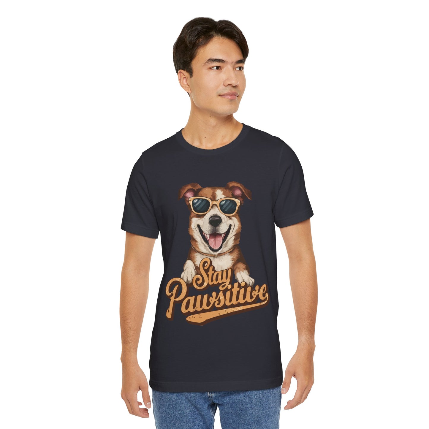 196 - Stay Pawsitive - T-shirt