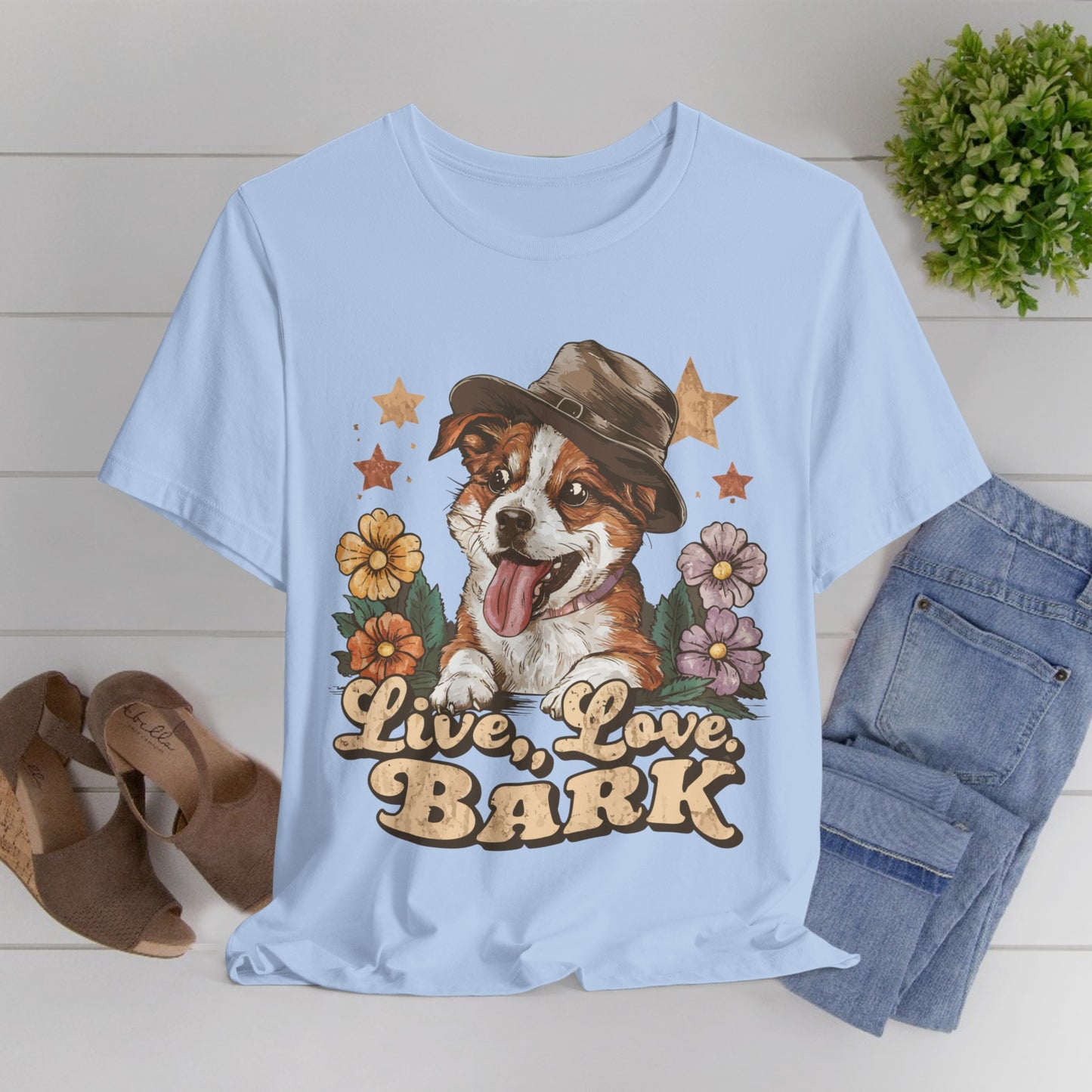 186 - Live Love Bark - T-shirt