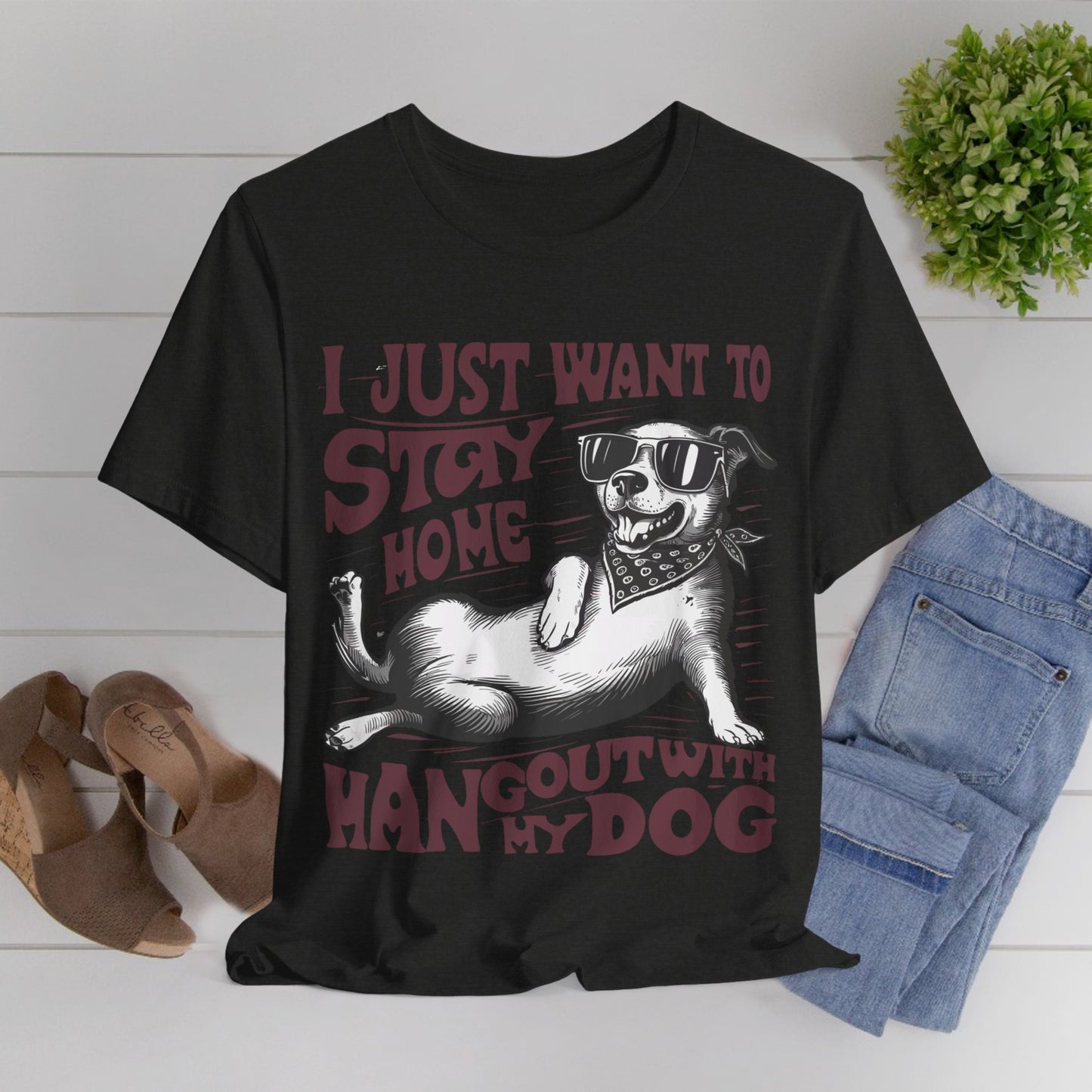 174 - Hangout With My Dog - T-shirt