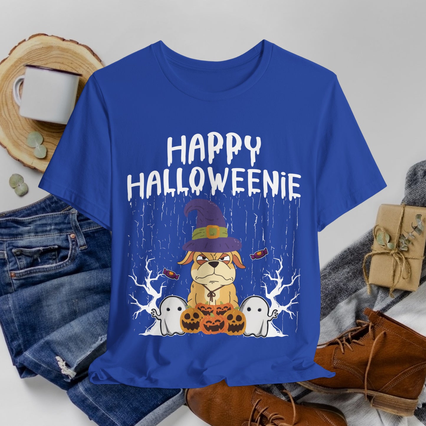 28 - Happy Halloweenie - T-shirt