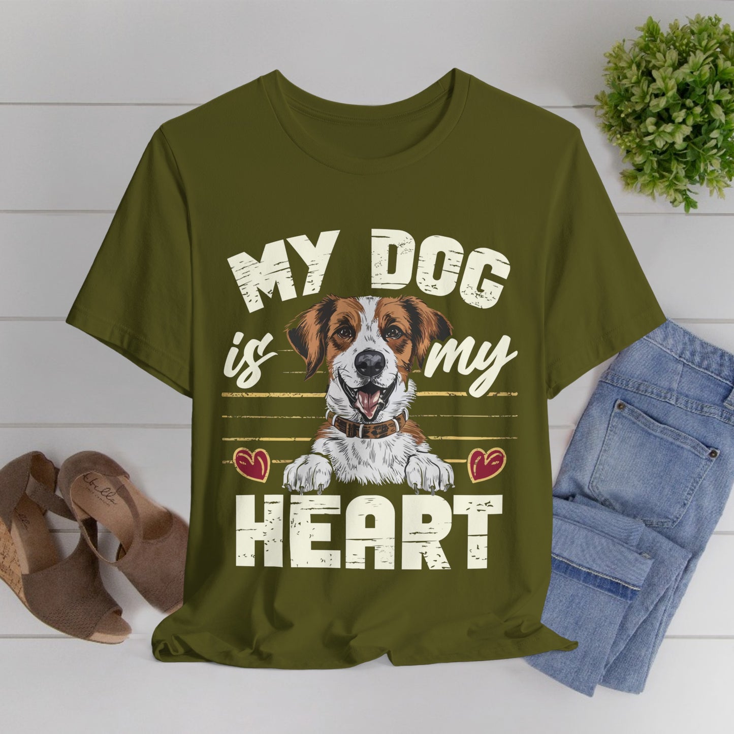 190 - My Dog Is My Heart - T-shirt