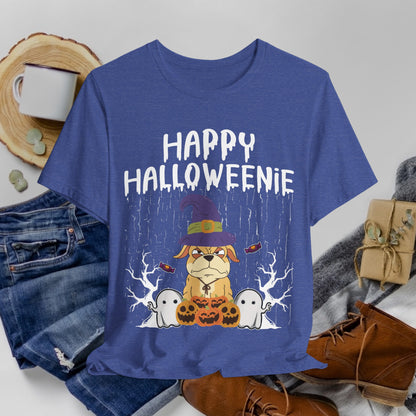 28 - Happy Halloweenie - T-shirt