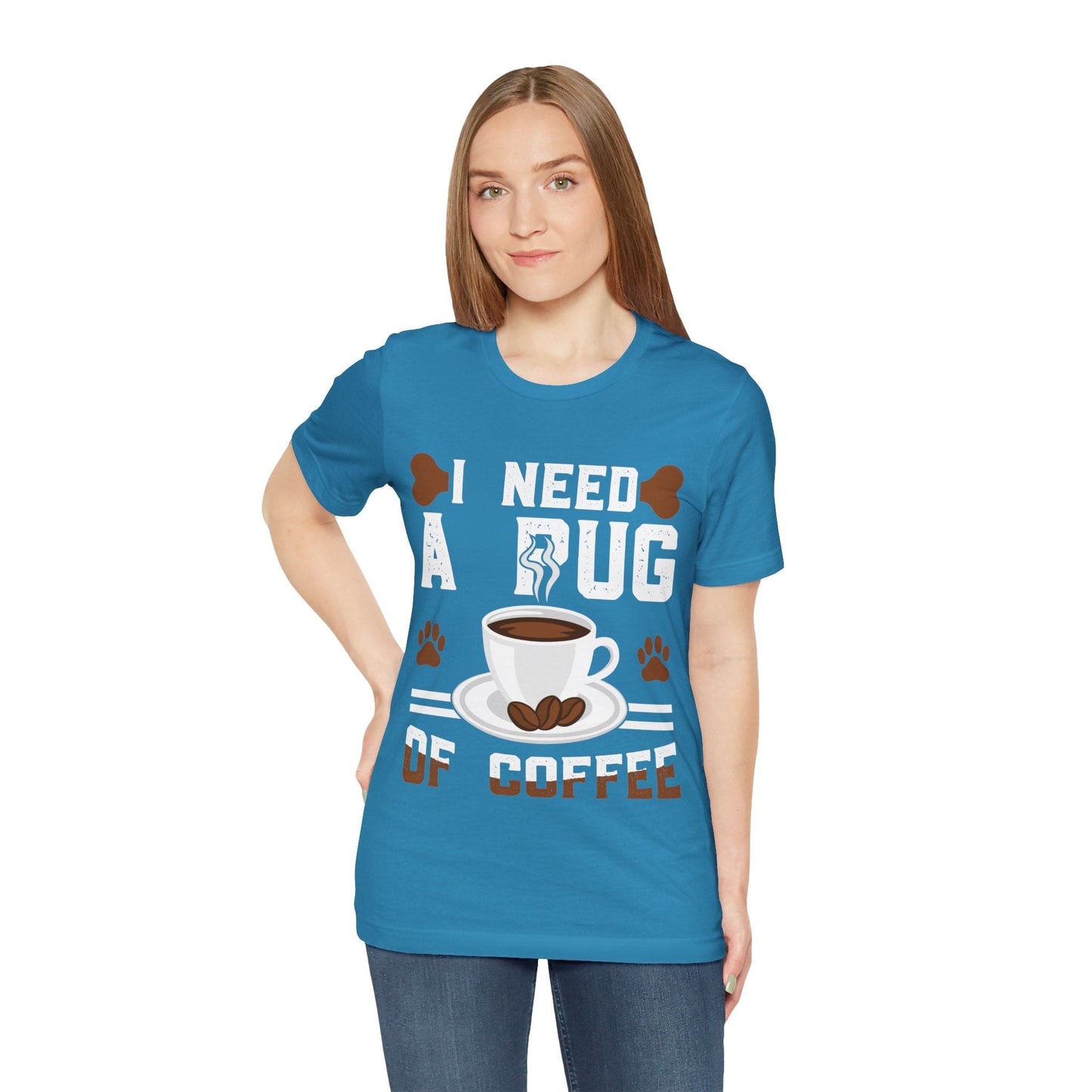 121 - Pug of Coffee - T-shirt