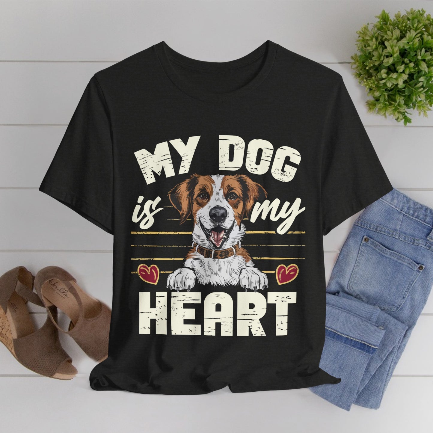 190 - My Dog Is My Heart - T-shirt