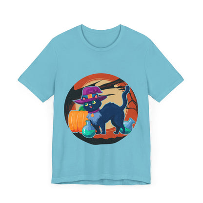 33 - Halloween Cat - T-shirt