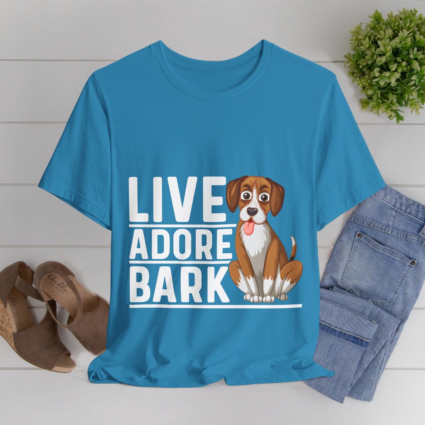 10 - Live Adore Bark - T-shirt