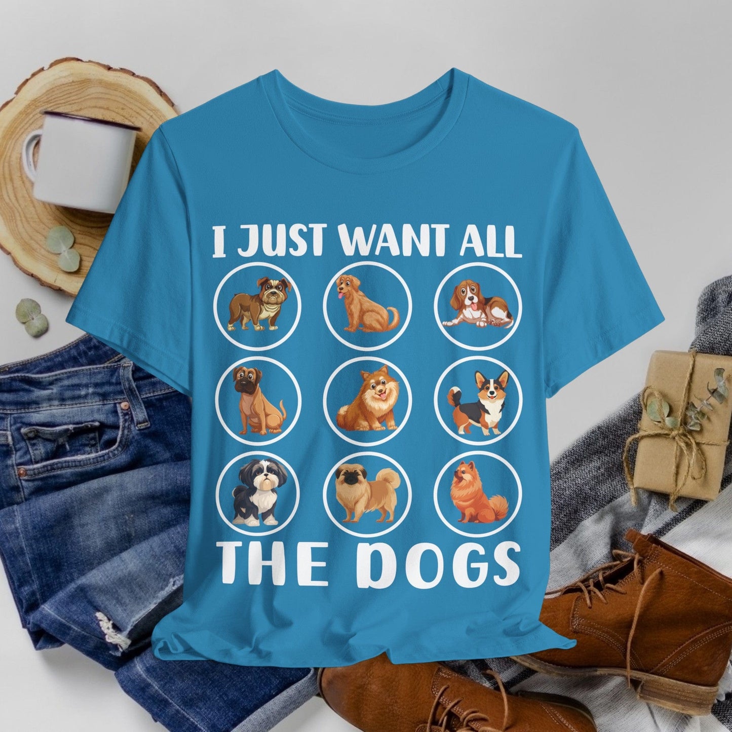 18 - Want All Dogs - T-shirt