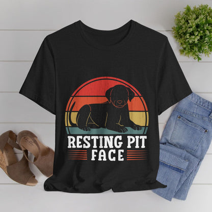 142 - Resting Pit Face - T-shirt