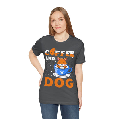 120 - Coffee and Dog - T-shirt