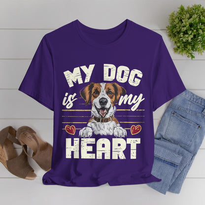 190 - My Dog Is My Heart - T-shirt