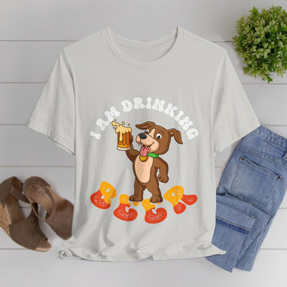 127 - I am Drinking - T-shirt