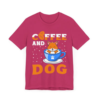 120 - Coffee and Dog - T-shirt