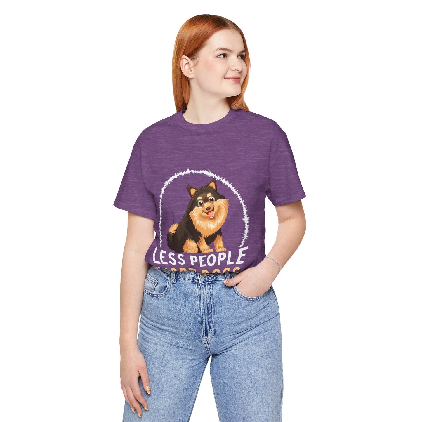 84 - Less People More Dogs - T-shirt