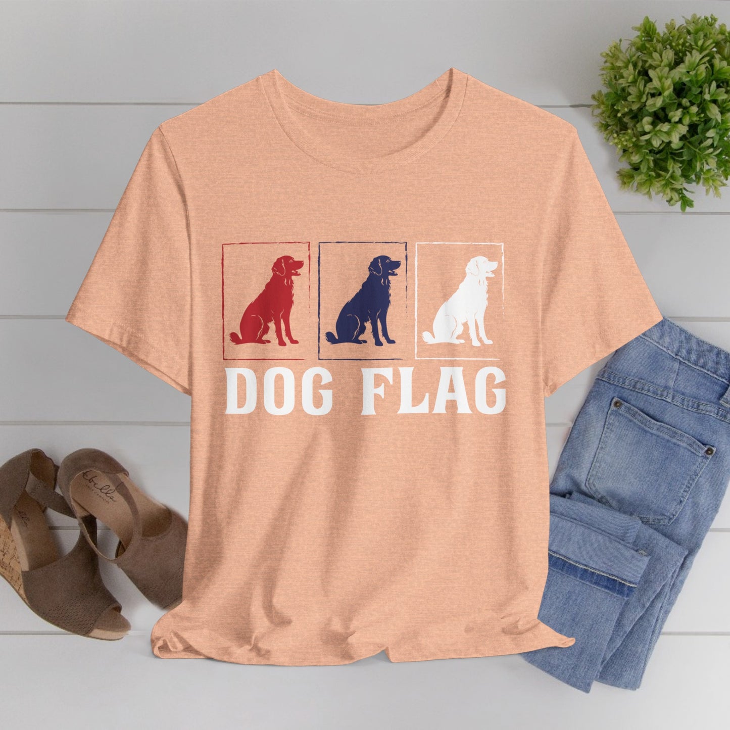 51 - Dog Flag - T-shirt