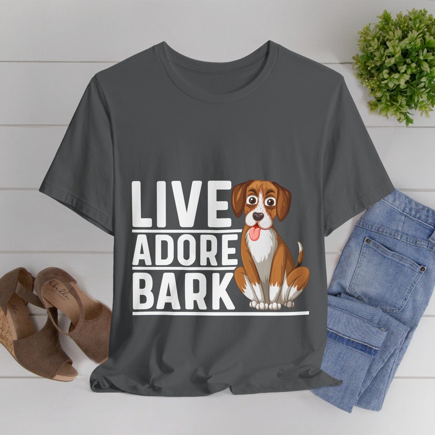 10 - Live Adore Bark - T-shirt