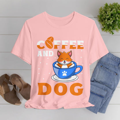 120 - Coffee and Dog - T-shirt