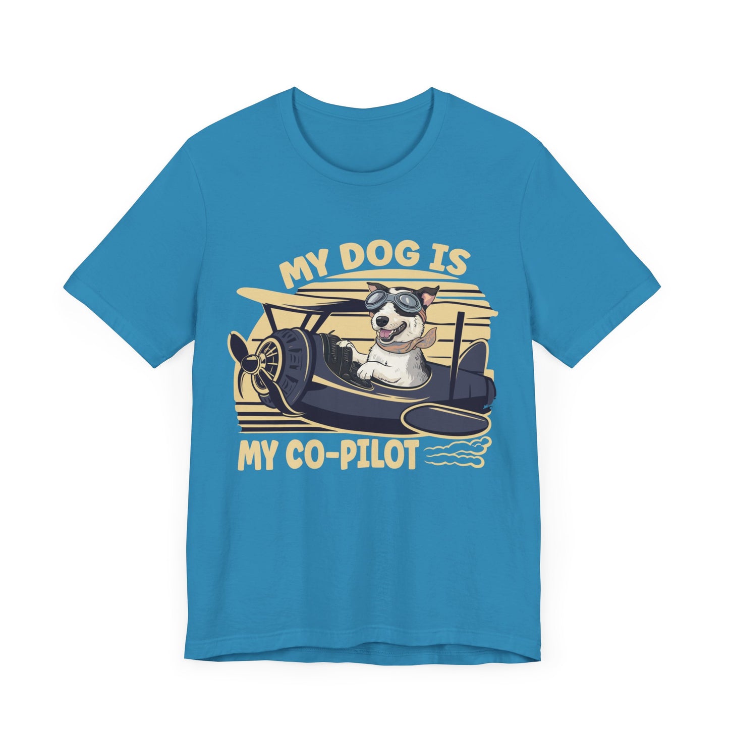 189 - My Dog Is My Co-Pilot - T-shirt