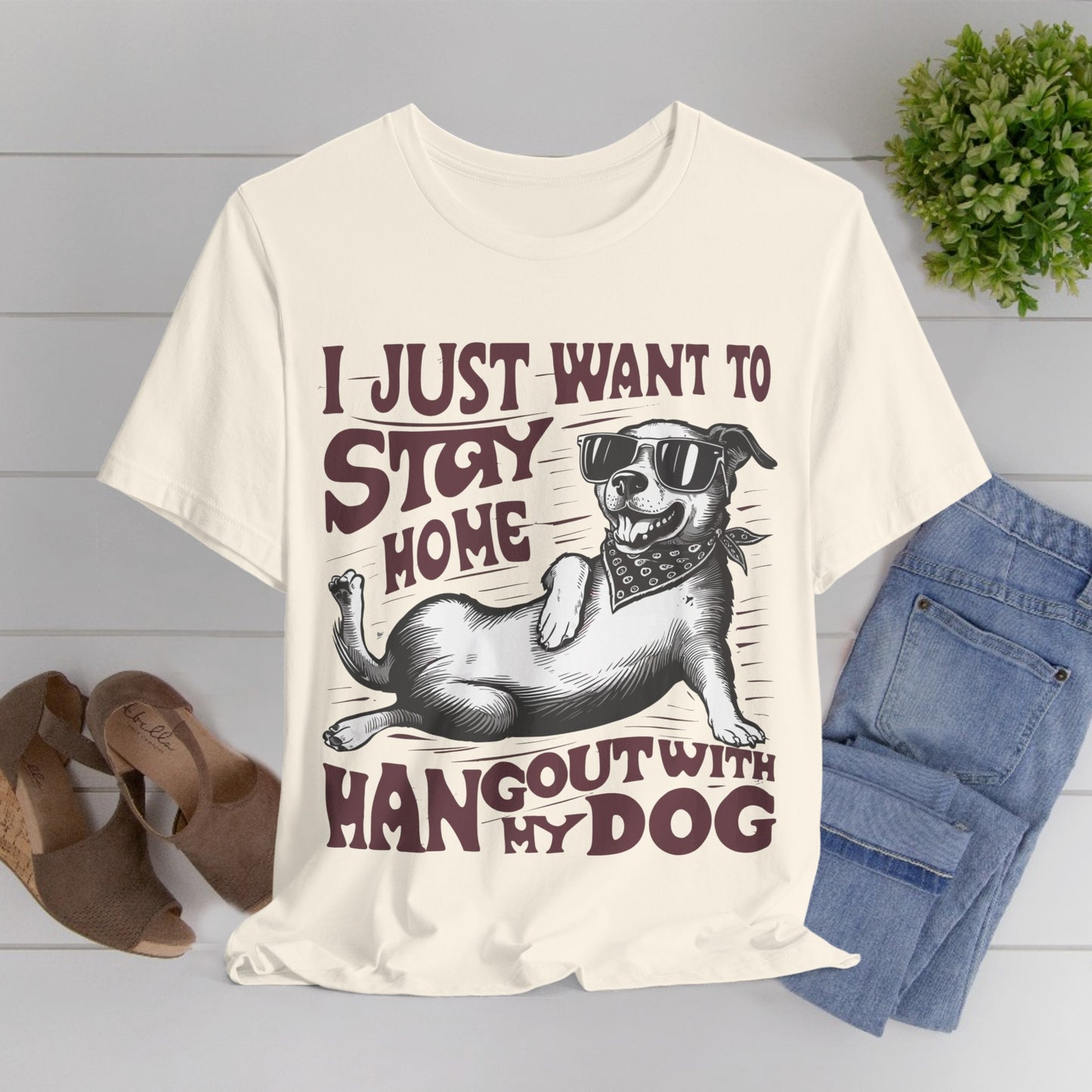 174 - Hangout With My Dog - T-shirt