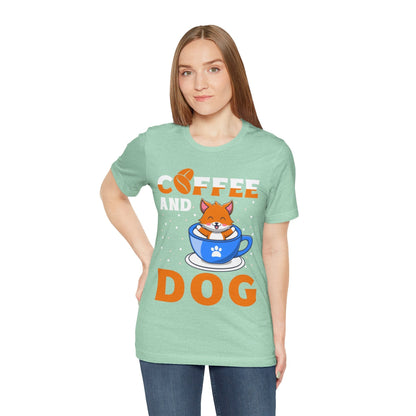 120 - Coffee and Dog - T-shirt