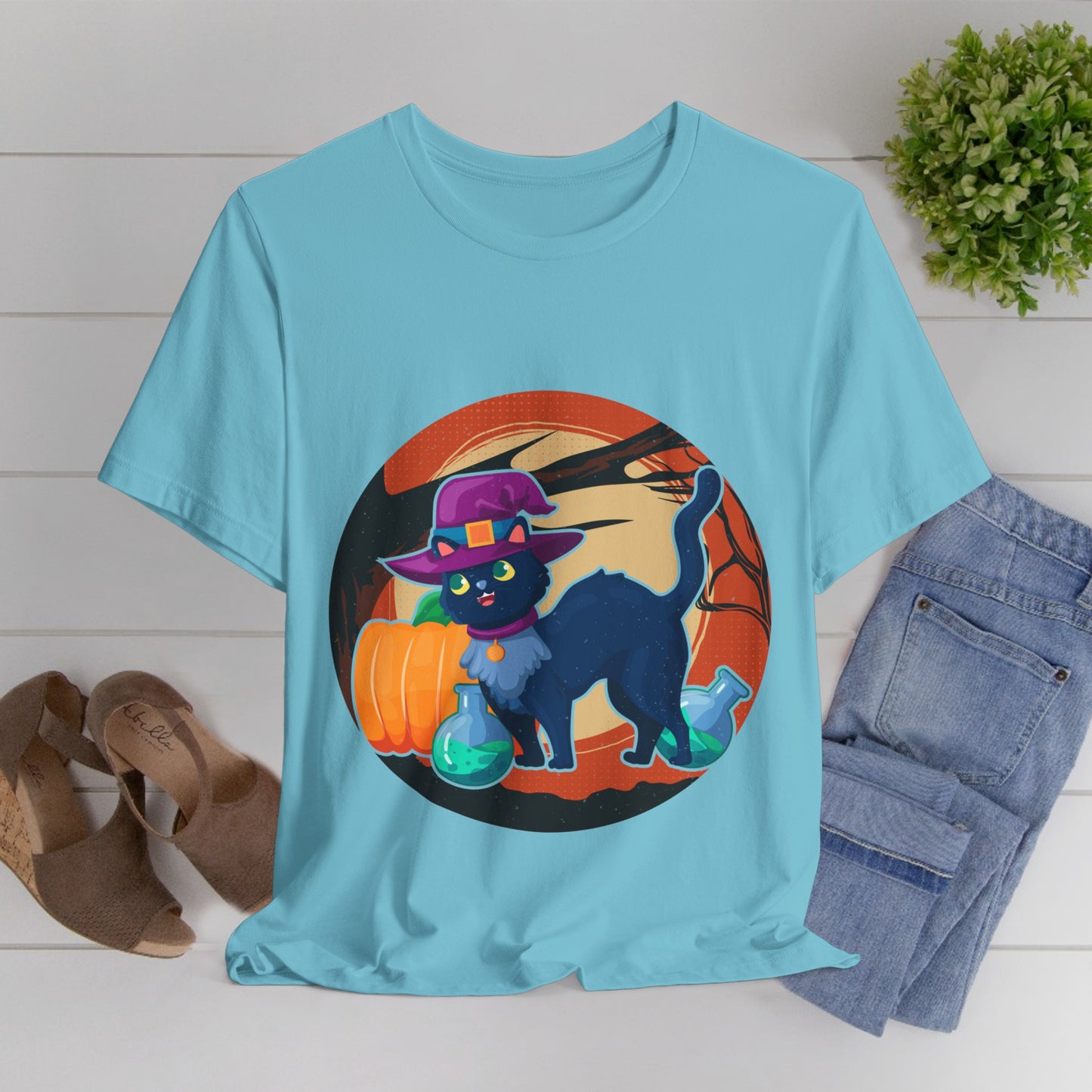 33 - Halloween Cat - T-shirt