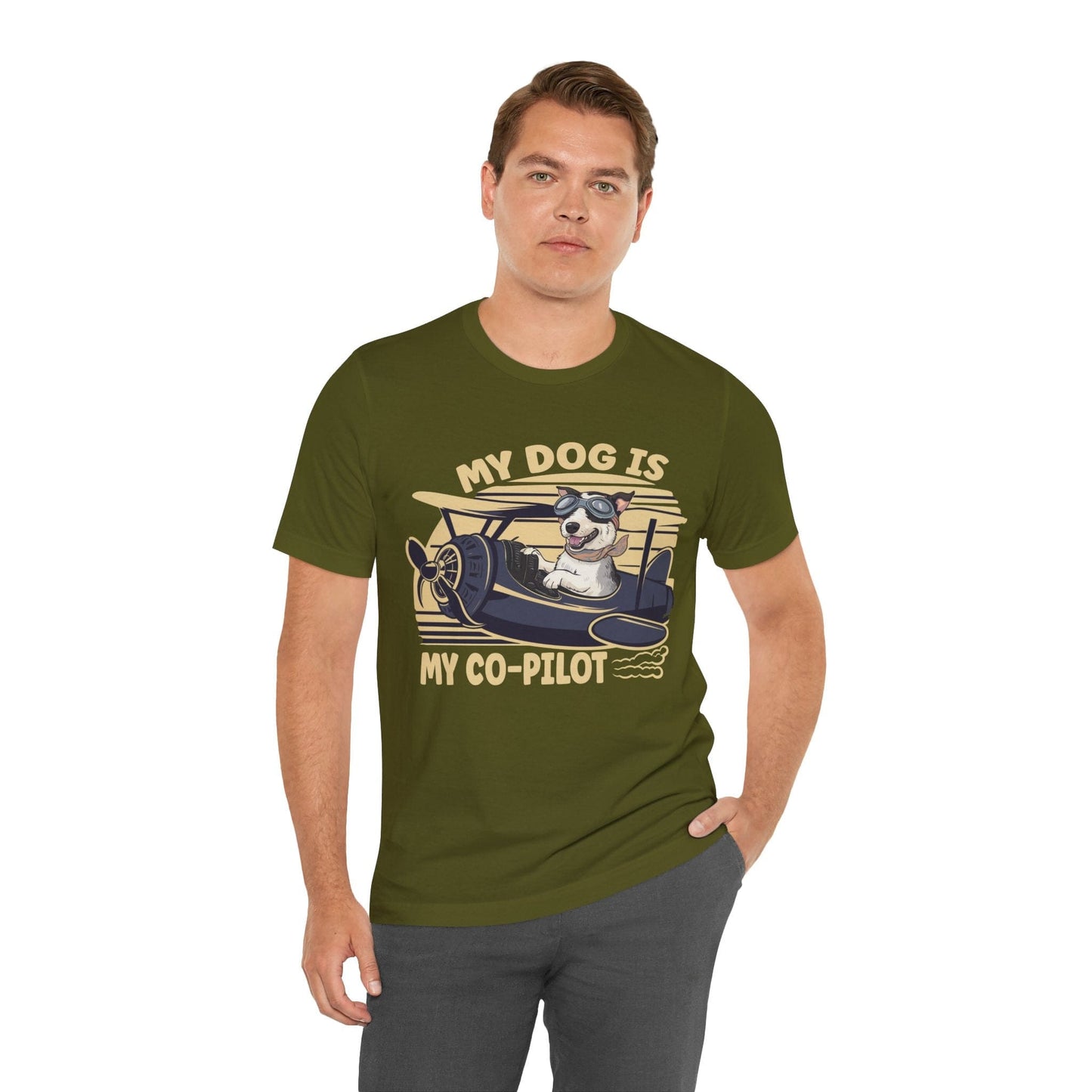 189 - My Dog Is My Co-Pilot - T-shirt