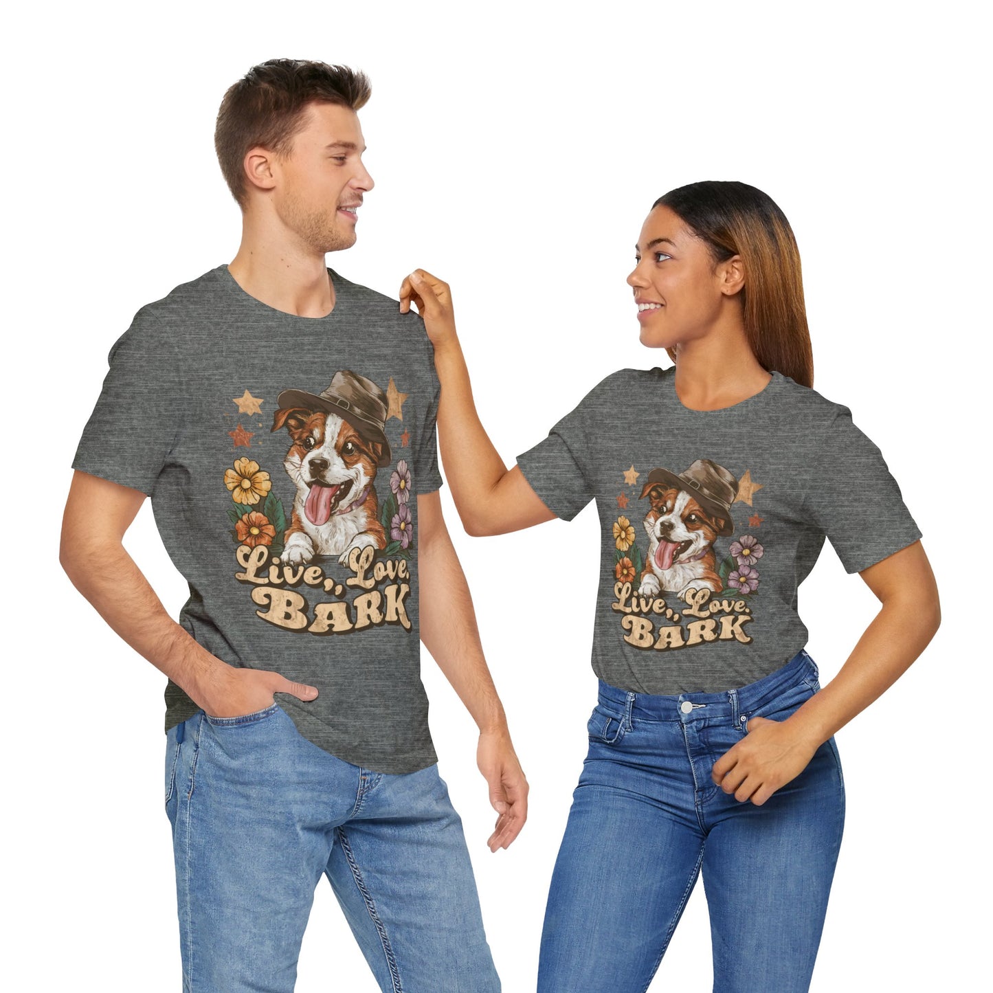 186 - Live Love Bark - T-shirt