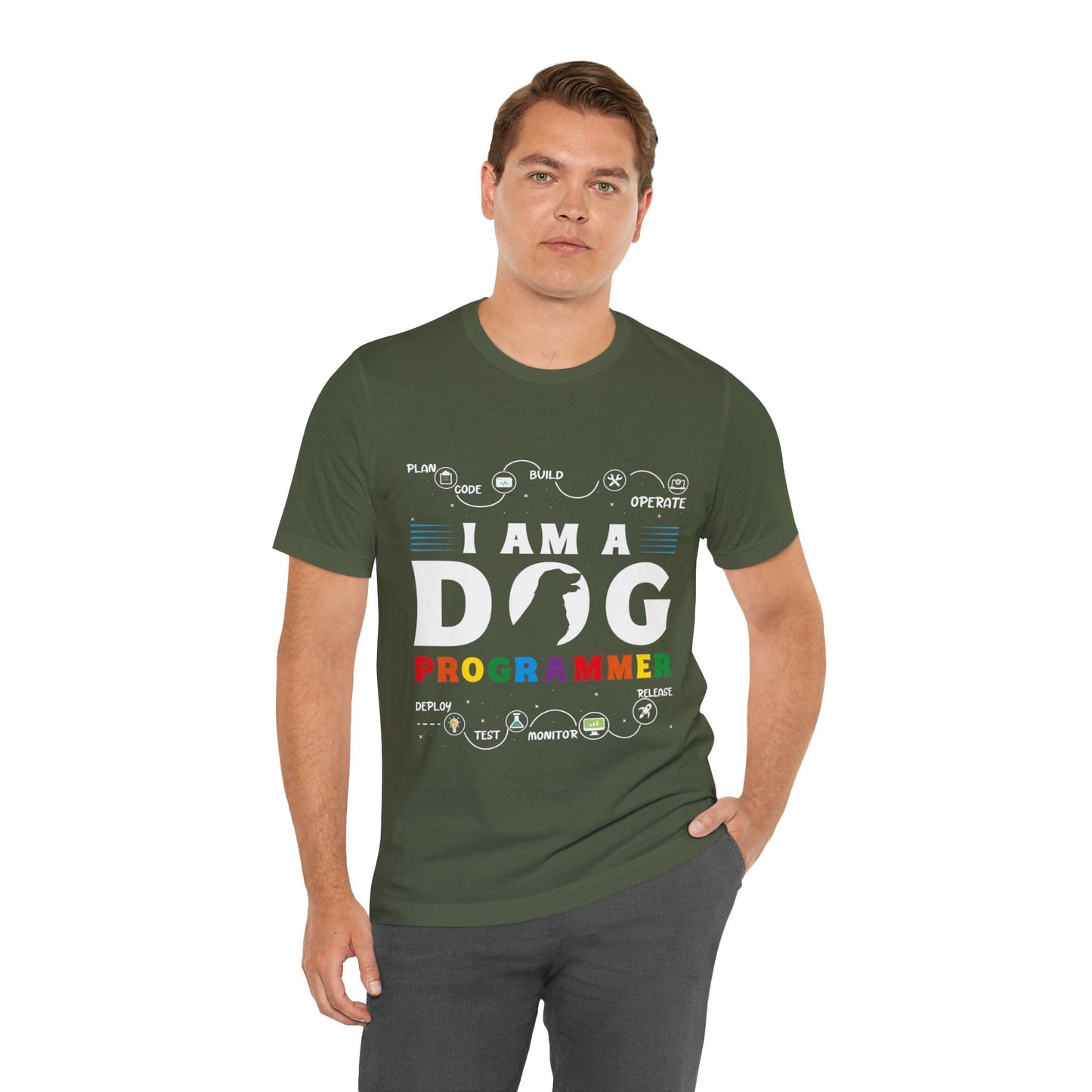 124 - Dog Programmer - T-shirt