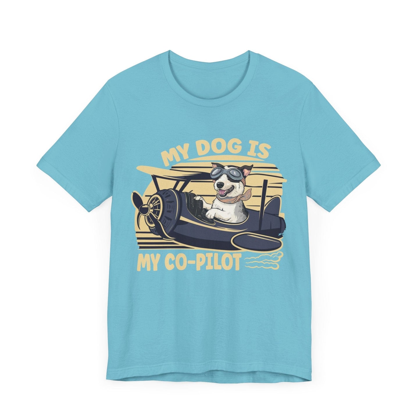 189 - My Dog Is My Co-Pilot - T-shirt