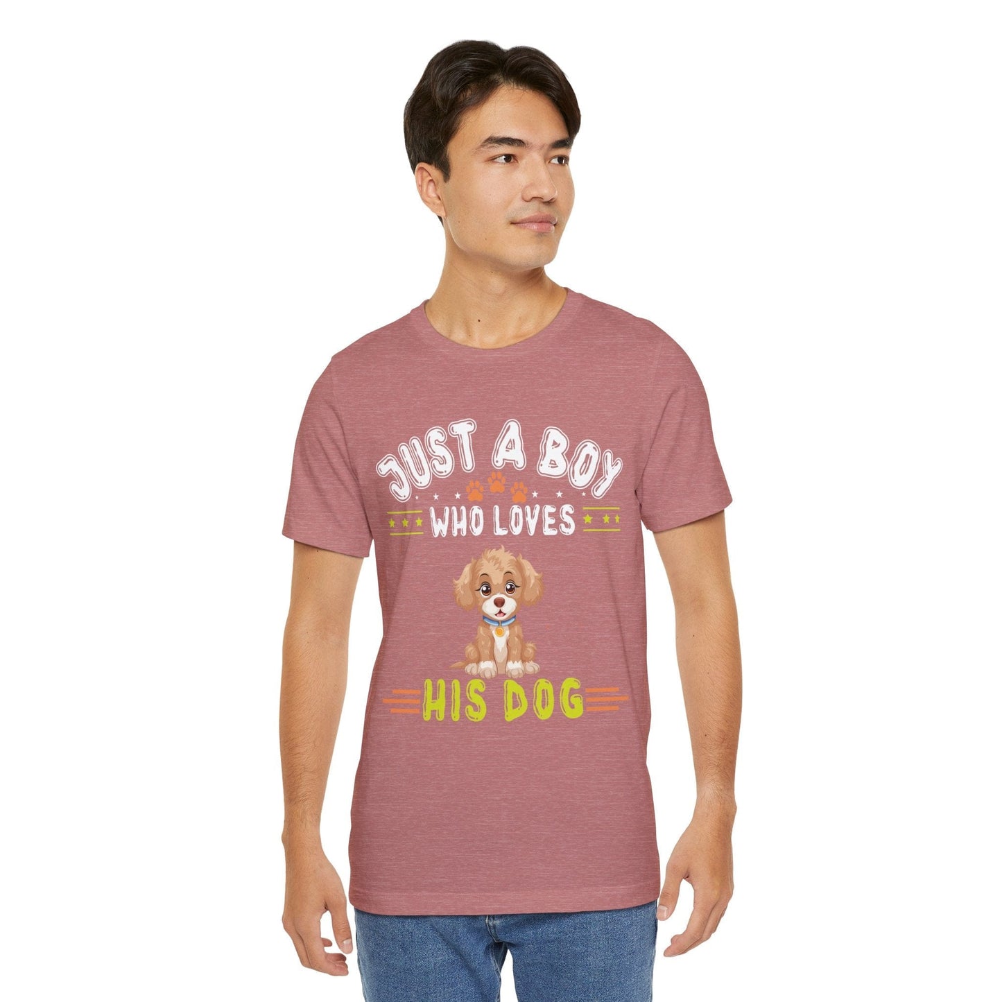 08 - Just a boy who loves his dog - T-shirt