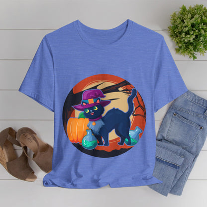 33 - Halloween Cat - T-shirt