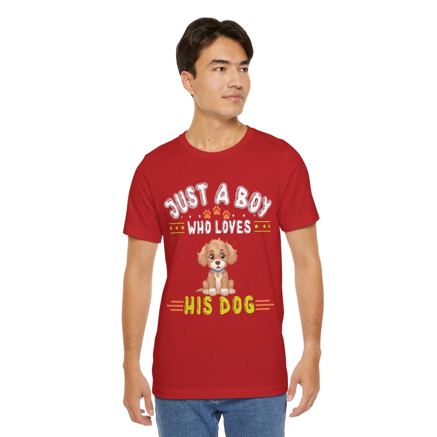 08 - Just a boy who loves his dog - T-shirt