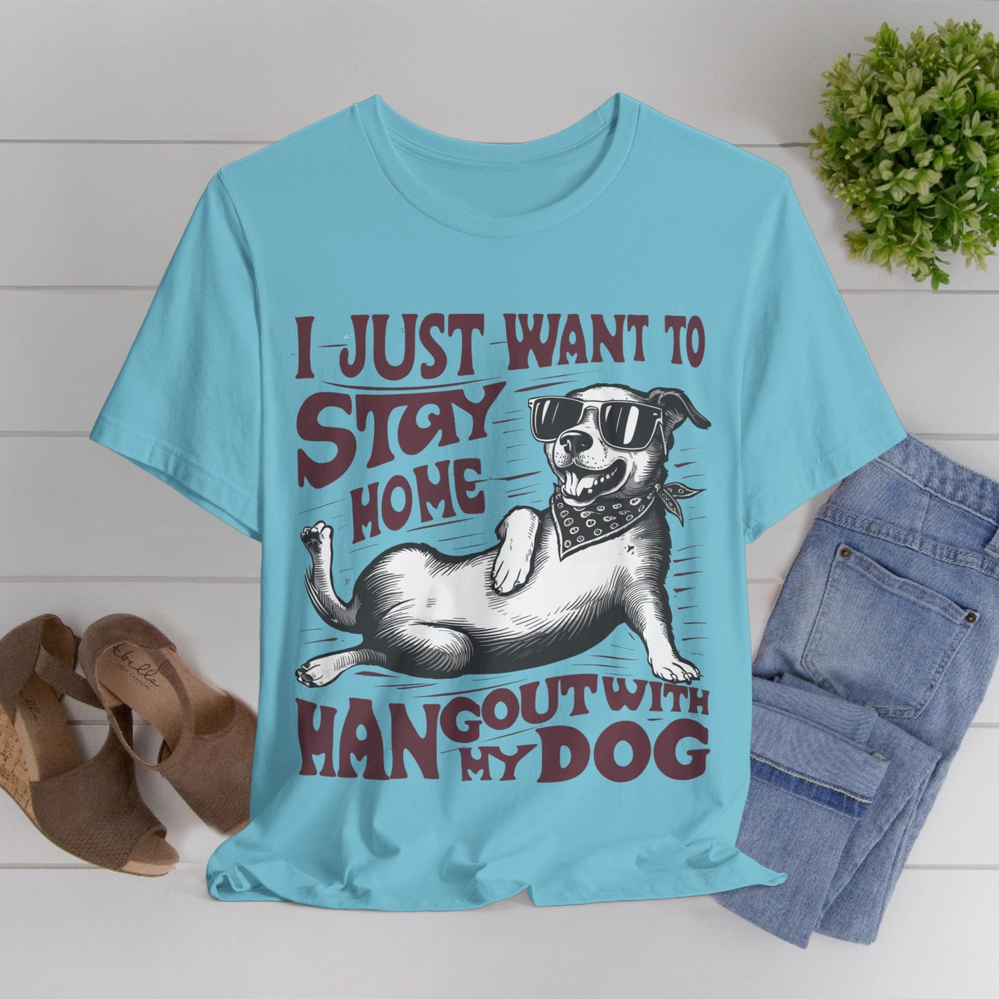 174 - Hangout With My Dog - T-shirt