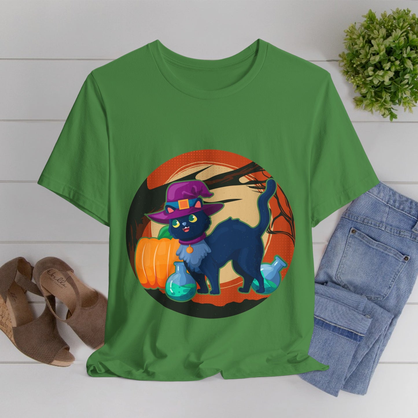 33 - Halloween Cat - T-shirt