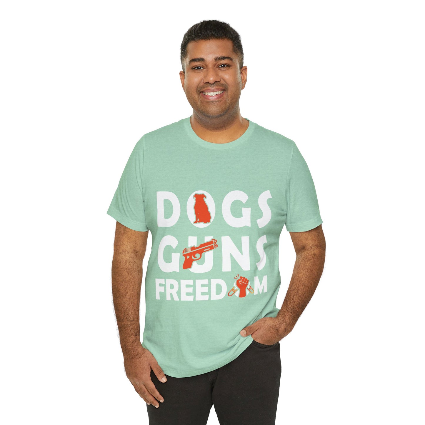 99 - Dogs Guns - T-shirt