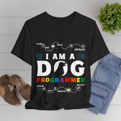 124 - Dog Programmer - T-shirt